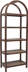 Shelving Shelves Curved Grand Grande Porto Natural Plantation-Grown Acacia Cane