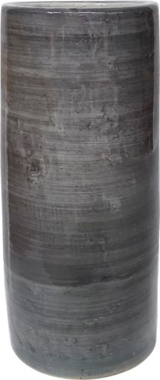Umbrella Vase Stand Misty Gray Porcelain Handmade Hand-Crafted