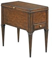 Deed Box Storage Woodbridge Hardwood Cherry Bordeaux Chamfered Legs Drawer