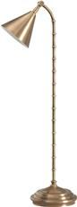 Desk Lamp COIFFER Round Base 1-Light Antique Brass Shades Included Line