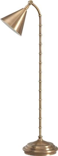 Desk Lamp COIFFER Round Base 1-Light Antique Brass Shades Included Line