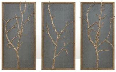 Wall Panels Panel THEODORE ALEXANDER 20th C European Branch Rectangular Frames