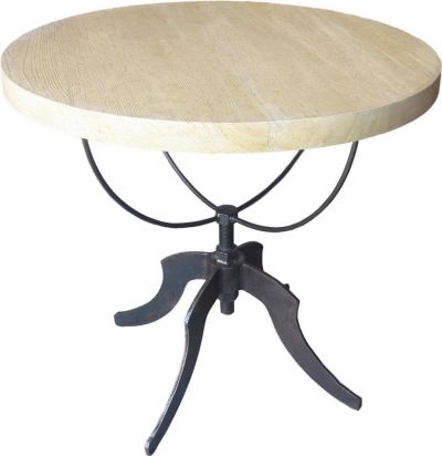 Wine Table Drinks Adjustable Vintage Gray Elm