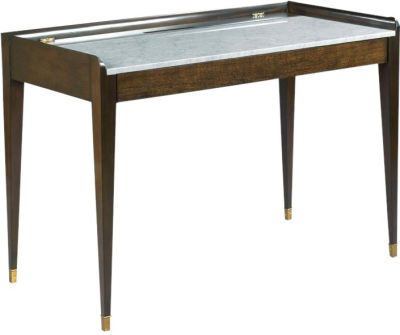 Writing Table Desk WOODBRIDGE MARMO Squared Tapered Posts Square Tapering