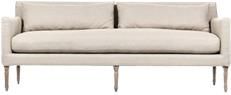 Bench JENSEN Limed Gray Natural Oak Linen