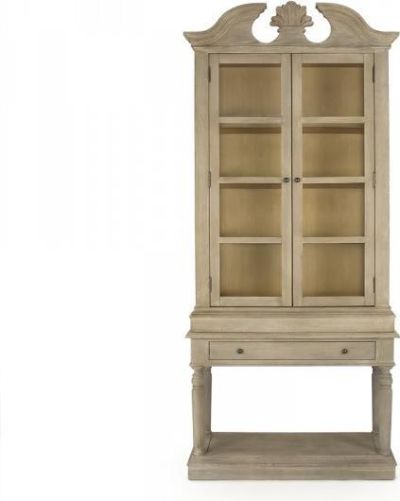 Display Cabinet JACQUES Beige Wood 3 -Shelf