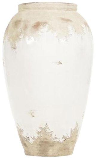 Vase Large Ivory Pottery Ceramic