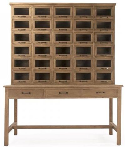 Table Cabinet Weathered Oak