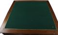 Antique Games Table Hunting Renaissance Oak Folding Top Green Fabric