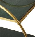 Cart Rectangular Tiers Circular Frame Tiered Distressed Butler Loft Green