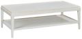 Cocktail Table Lipped Top Rectangle Drift White Gray Distressing Acacia Wood