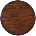 Dining Table Scottsdale Round Wood Pedestal Base Antique White Rustic Pecan