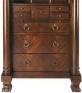 Secretary Desk Early 1800s 19th C Dark Stained Distressed Heirloom Cherry