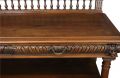 Server Sideboard Antique French Renaissance Hinged Top Opens Walnut 1890 Drawers
