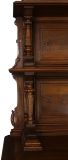 Server Sideboard Hunting Renaissance Antique French 1880 Carved Walnut Birds