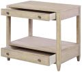 Side Table Rectangular Wide Tapered Feet Oblong Rectangle Tapering Brass