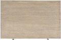 Side Table Rectangular Wide Tapered Feet Oblong Rectangle Tapering Brass