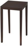Side Table Tapered Square Legs Coffee Distressed Brown Acacia