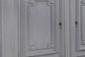 Sideboard Arlington Pewter Gray Detailed Moldings Wood 2-Door Adjustable Shelves