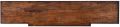 Sideboard Edward Blackwash Solid Wood Rustic Pecan Top 4- Door Breakfront