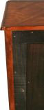 Sideboard French Intricate Carved Raised Panels Blackwash 2Door 6Drawer