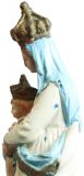 Statue Religious Sculpture Madonna Our Lady of Victory French Chalkware Blue
