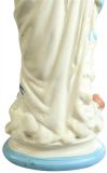 Statue Religious Sculpture Madonna Our Lady of Victory French Chalkware Blue