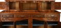 Vintage French Country Sideboard  Walnut  Carved Flowers 1910