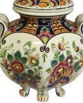 Vintage Vase Delft Velsen Polychrome Multi-Color Ceramic Hand-Painted Pa