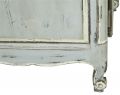 Sideboard French Country Farmhouse Oak Distressed Gray Painted Antique 1900
