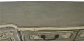 Sideboard French Country Farmhouse Oak Distressed Gray Painted Antique 1900