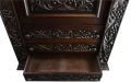 Secretary Desk Renaissance Vintage French 1930 Heavily Carved Oak Drawer Storage