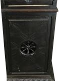 Brittany Buffet Antique French 1900 Chestnut Carved Figures Ship Wheels 2-Door