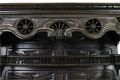 Brittany Buffet Antique French 1900 Chestnut Carved Figures Ship Wheels 2-Door