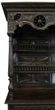 Brittany Buffet Antique French 1900 Chestnut Carved Figures Ship Wheels 2-Door