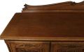 Sideboard Louis XV Rococo Vintage French Oak 4-Door 98 Inches Wide Server