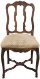 Dining Chairs Louis XV Rococo Sage Mauve Upholstery Antique French Walnut Set 8