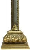 Antique Crucifix Cross Religious Rococo Styling Jesus Gold Black Metal Brass