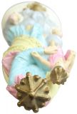 Sculpture Statue Religious Madonna Our Lady of Victory Chalkware French 1900