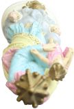 Sculpture Statue Religious Madonna Our Lady of Victory Chalkware French 1900 