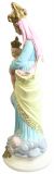 Sculpture Statue Religious Madonna Our Lady of Victory Chalkware French 1900