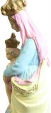 Sculpture Statue Religious Madonna Our Lady of Victory Chalkware French 1900