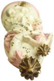 Statue Religious Madonna Our Lady of Victory French Chalkware Antique Sculpture