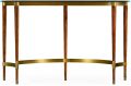 JONATHAN CHARLES COSMO Console Contemporary Distinct Geometric Grain Curved