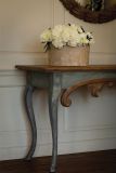 JONATHAN CHARLES WILLIAM YEOWARD BROXTON Console Table 18th C Yew Hoof Foot
