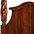 JONATHAN CHARLES BUCKINGHAM Bed Plantation Twist Turned Fluted Posts Four Post