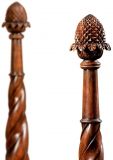 JONATHAN CHARLES BUCKINGHAM Bed Plantation Twist Turned Fluted Posts Four Post