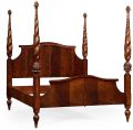 JONATHAN CHARLES BUCKINGHAM Bed Plantation Twist Turned Fluted Posts Four Post