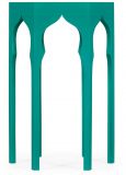 JONATHAN CHARLES MOROCCAN Lamp Table End Side Aruba Blue Acacia