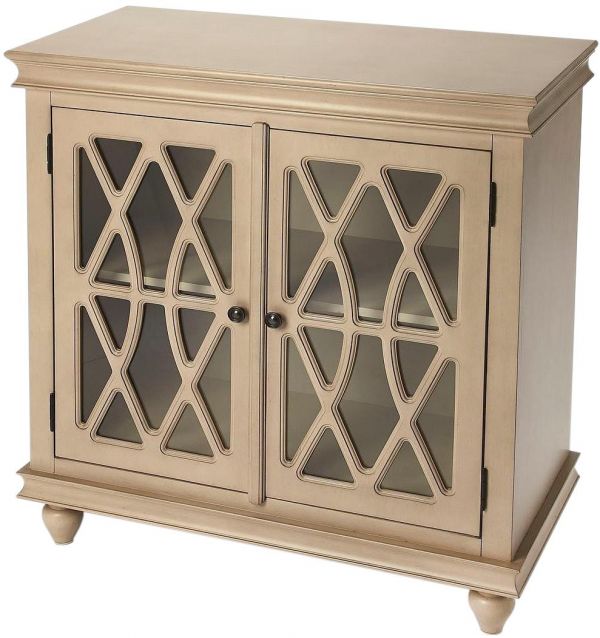Accent Chest of Drawers Tapered Legs Leg Distressed Natural White Particle